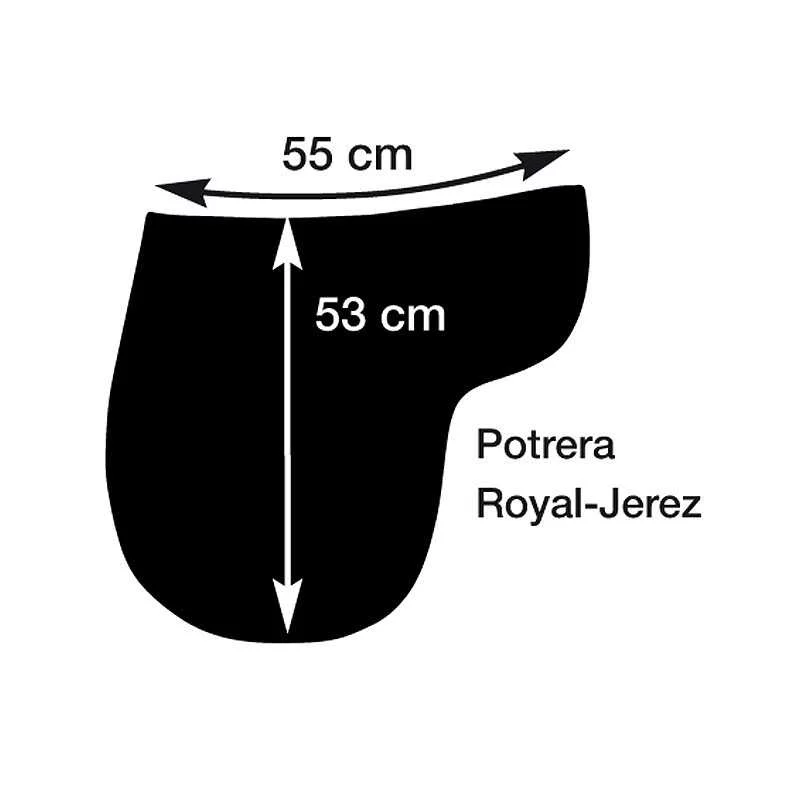 Sudadero Marjoman De Lona Alistada Para Silla Potrera Royal O Jerez - Imagen 3